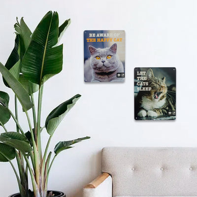 I LOVE HAPPY CATS Muurbord